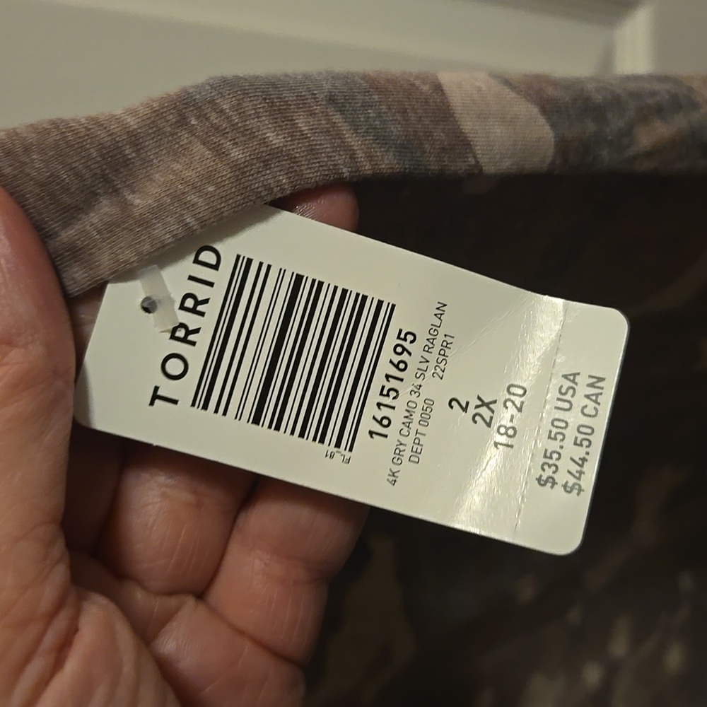 Torrid Camo Top - Picture 4 of 5